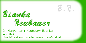 bianka neubauer business card